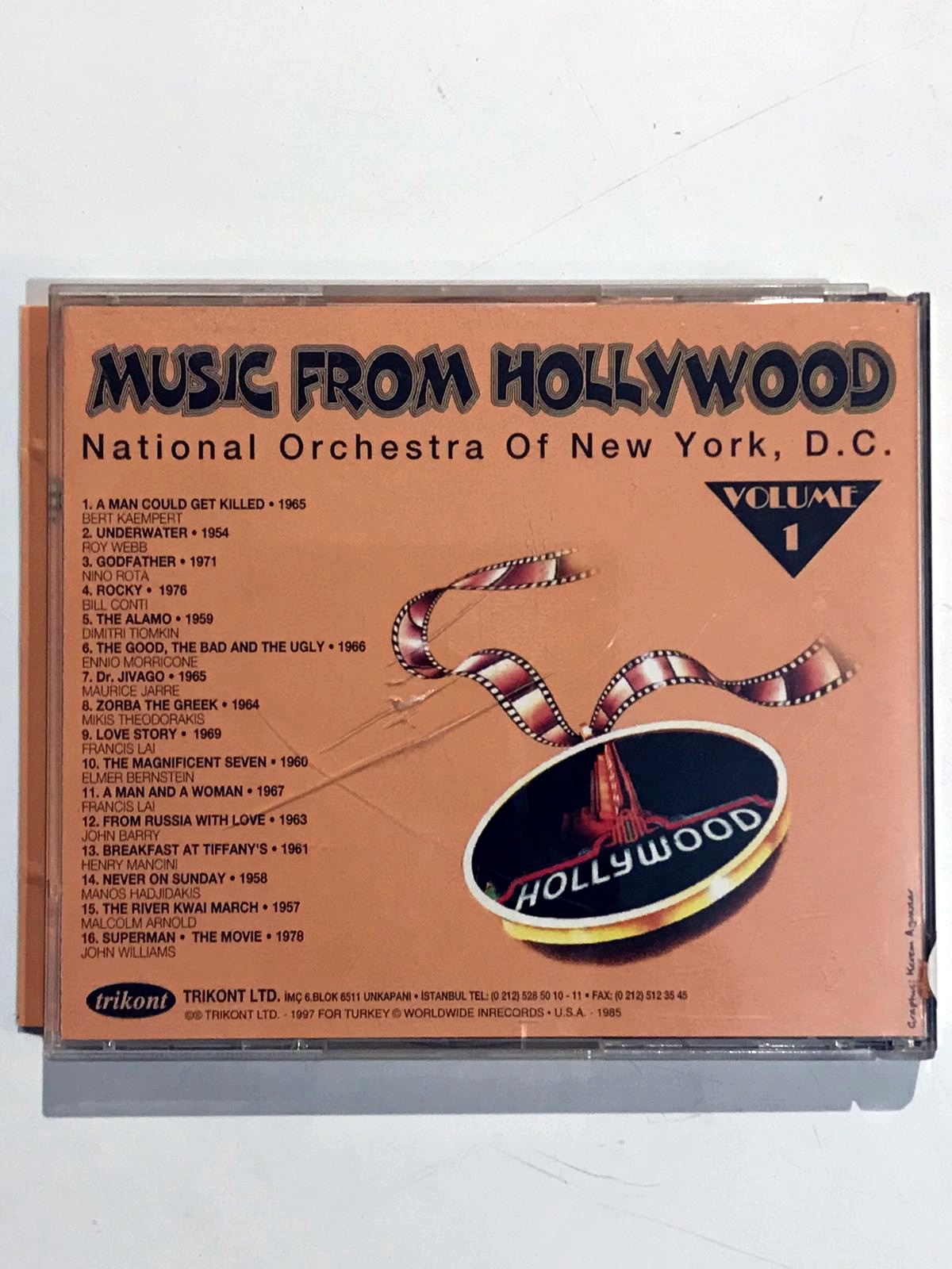 Music From Hollywood / National Orchestra Of New York D.C - Cd