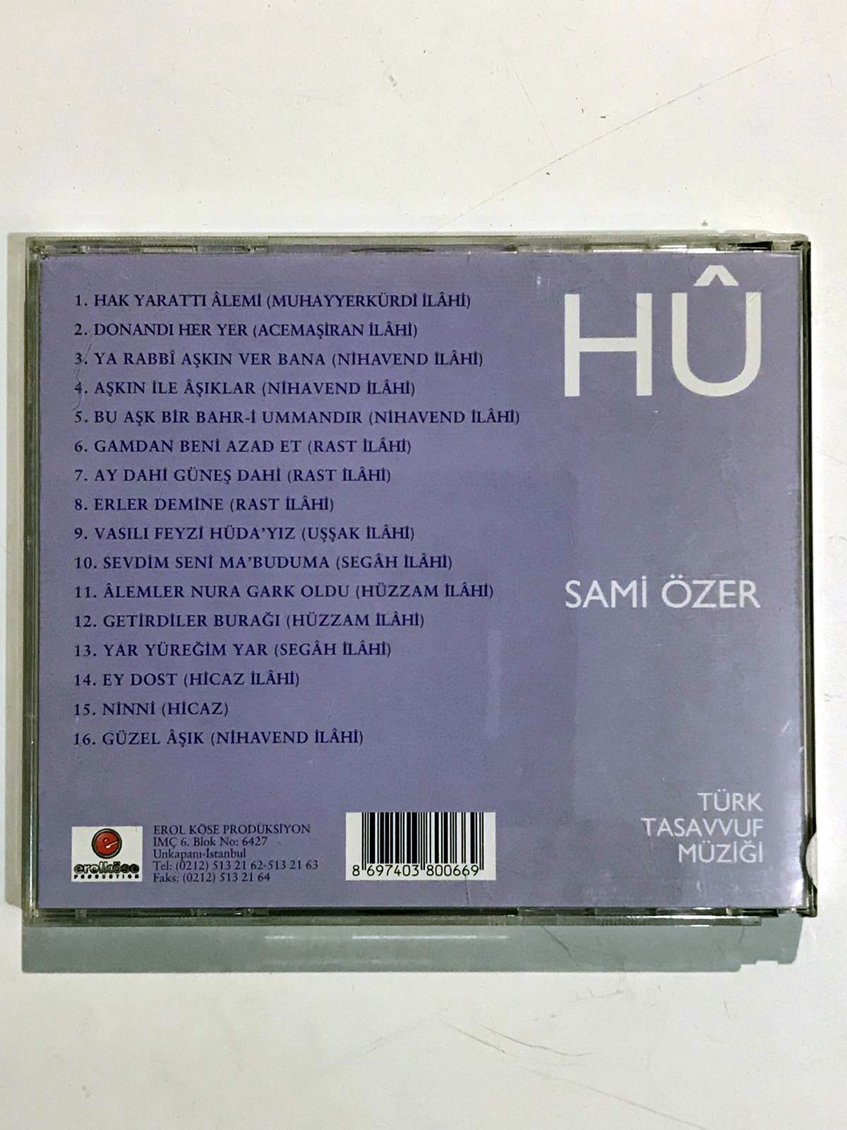Hu / Sami ÖZER - Cd