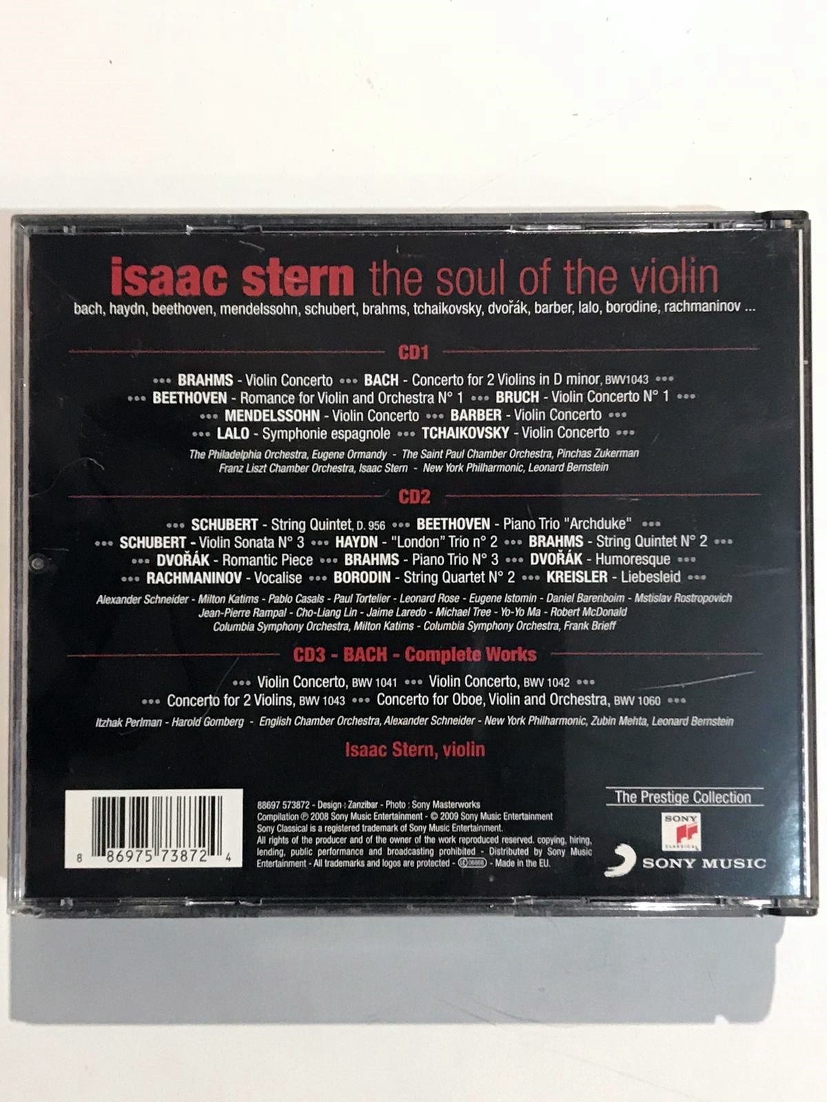 The soul of the violin / İsaac STERN - Cd