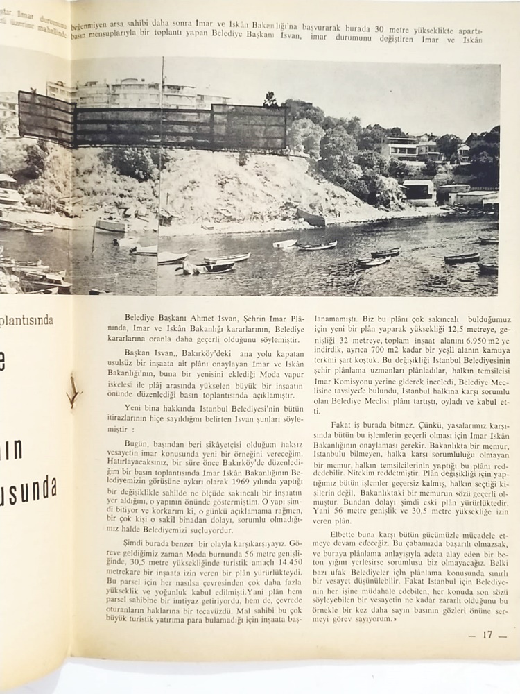 Belediye İstanbul Meslek ve Sanat Dergisi Sayı:145 / 1976  - Dergi