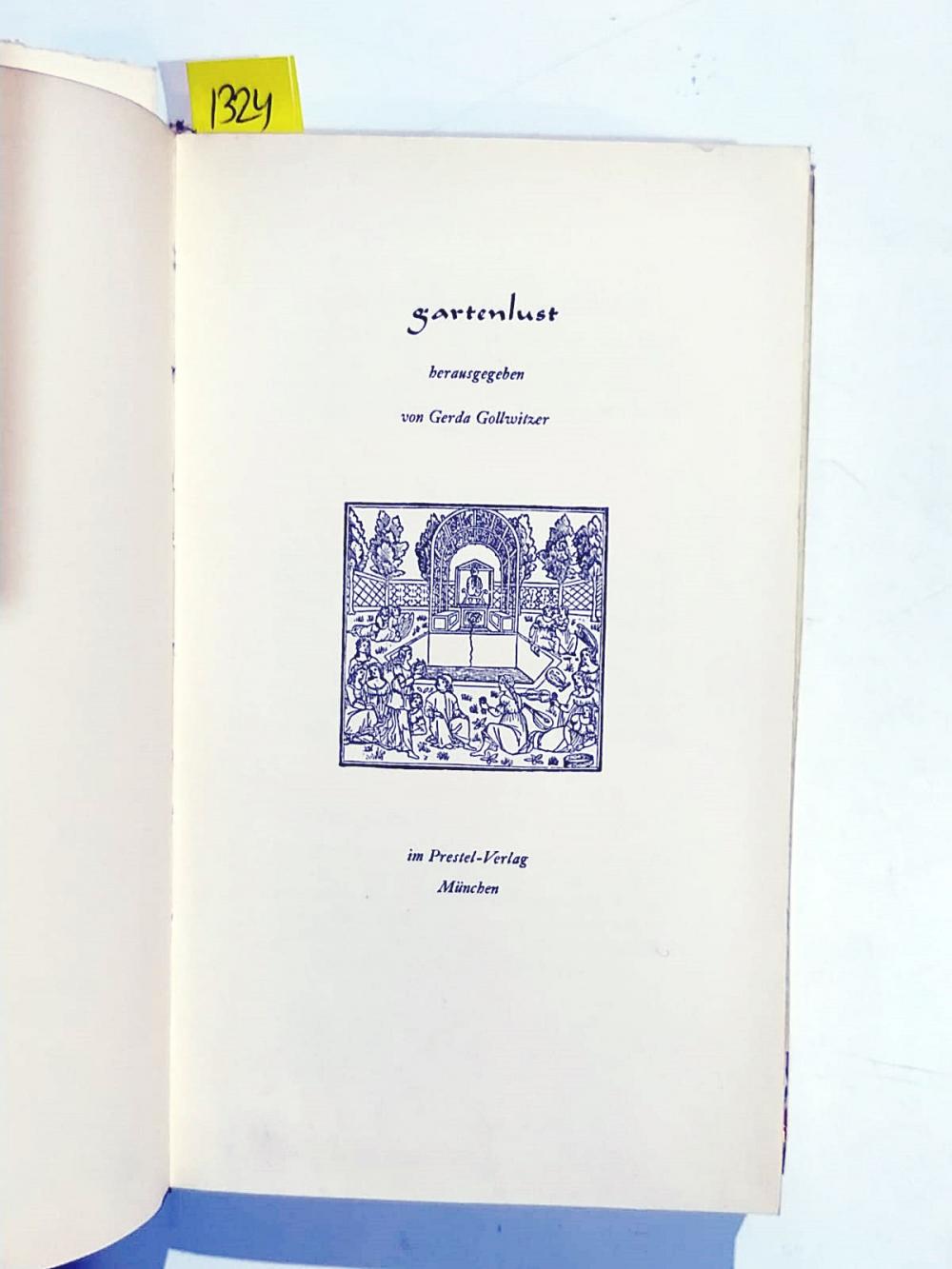 Gartenlust herausgegeben Von Gerda Gollwitzer - Kitap