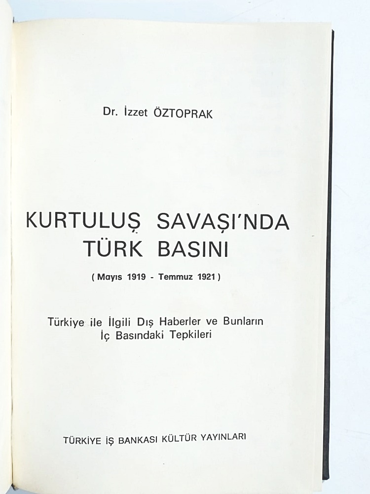 Kurtuluş Savaşında Türk Basını / Yunus KESKİN - Kitap