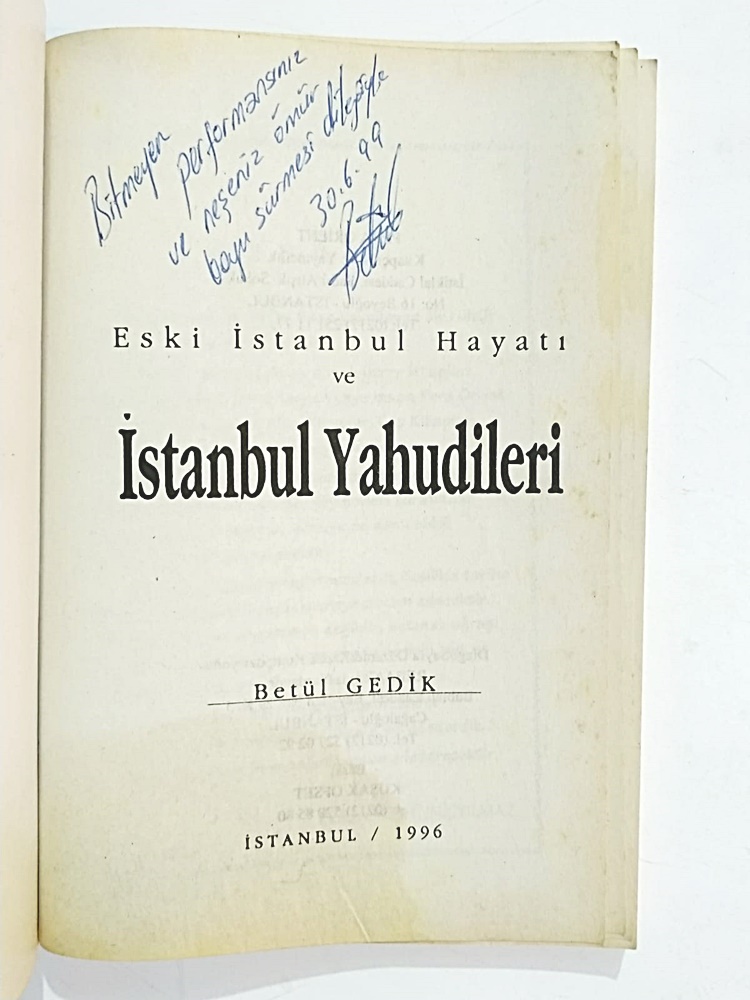 İstanbul Yahudileri - Betül GEDİK - Kitap