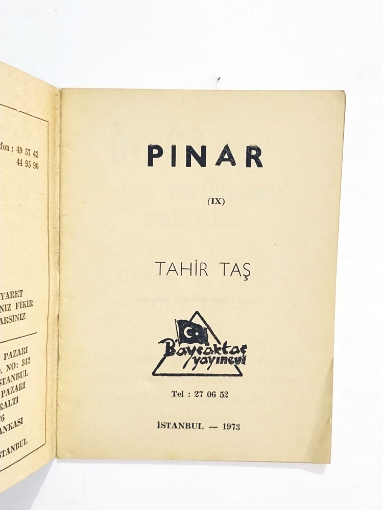 Pınar 9 / Tahir TAŞ - Kitap