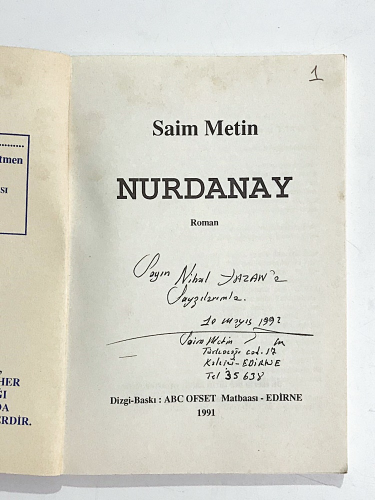 Nurdanay / SAİM METİN - Kitap