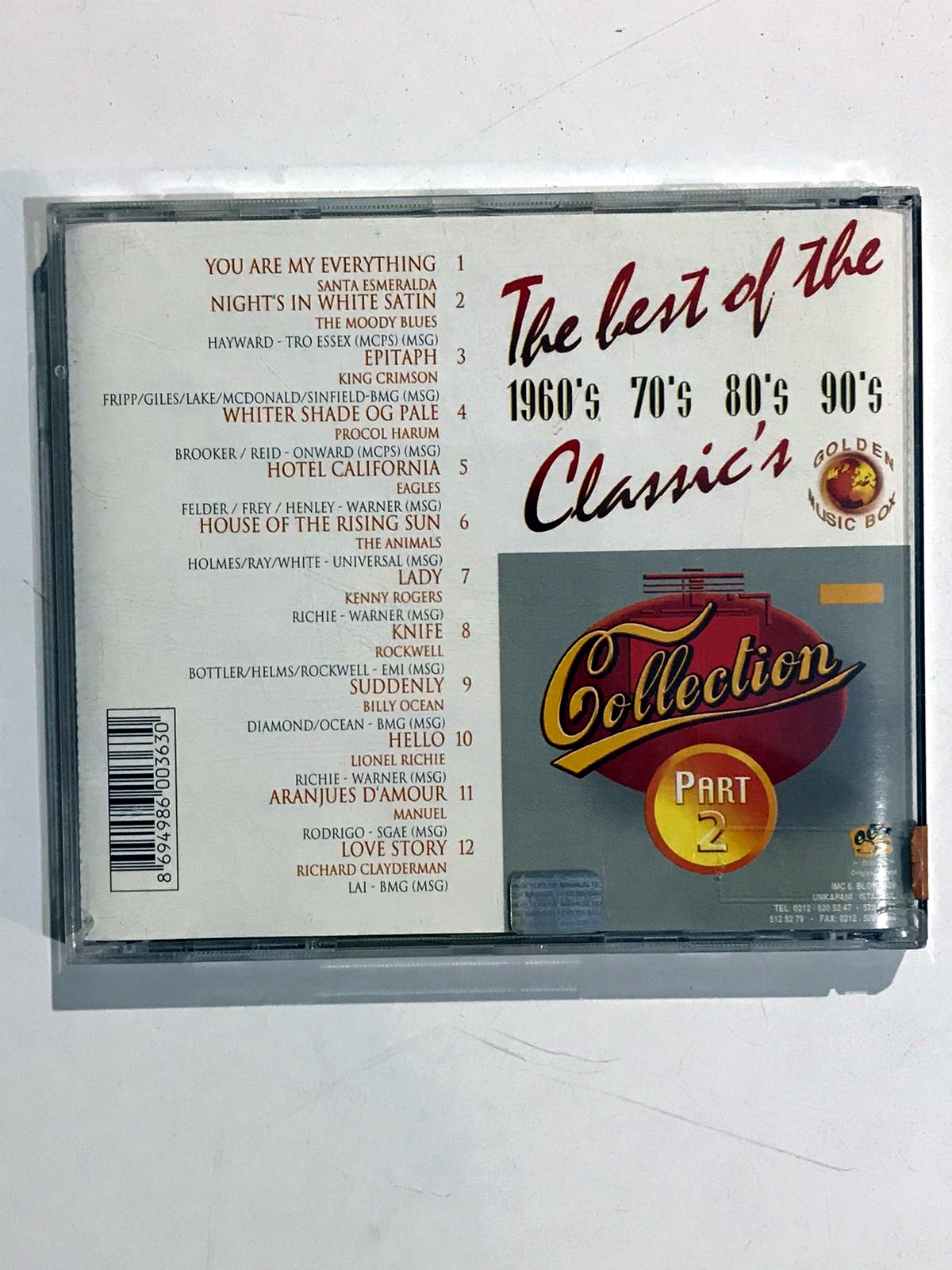  The Best Of The 1960'S 70'S 80'S Classic's Collection / Part 2 - Cd
