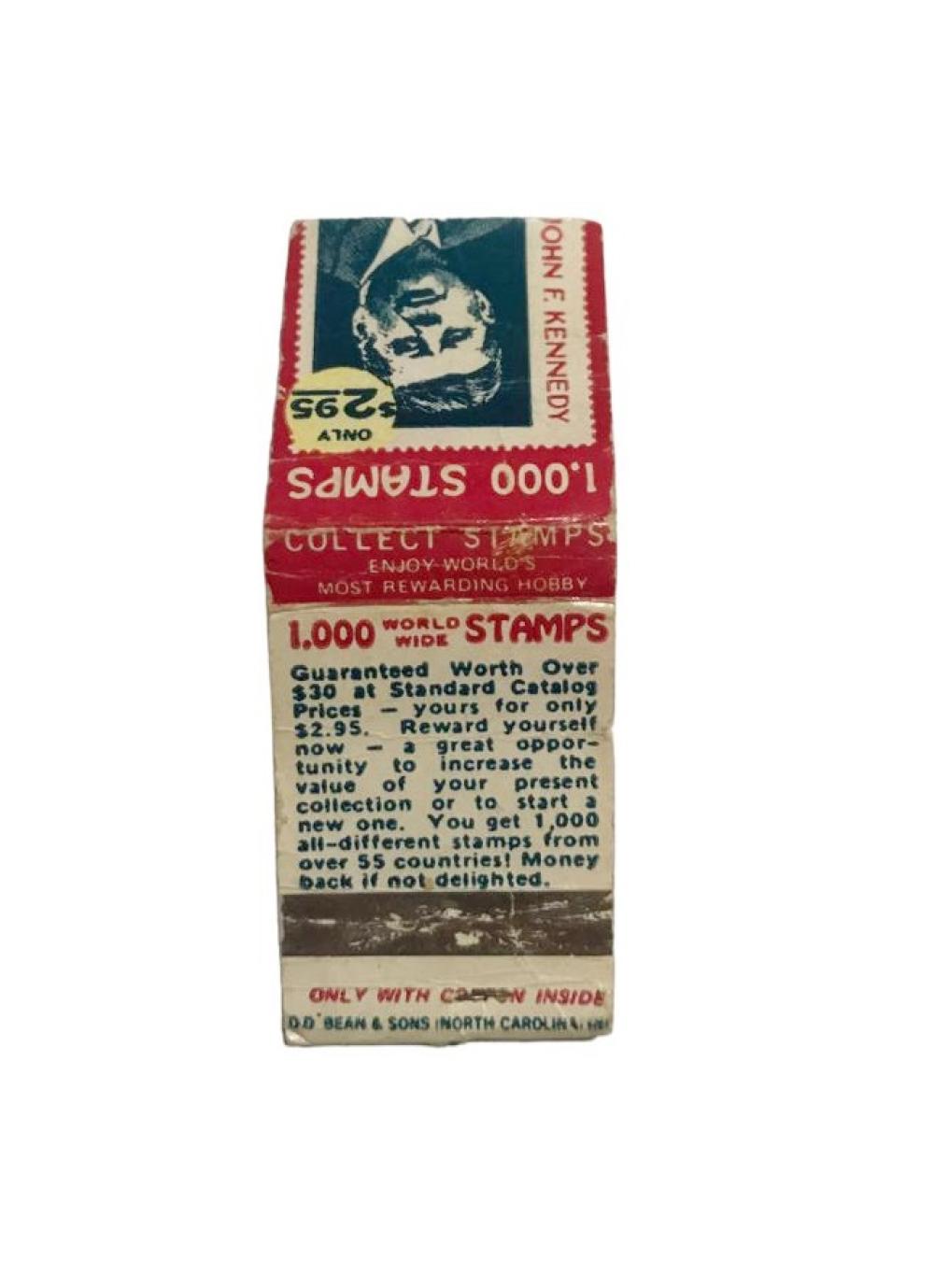 1.000 Stamps John F. KENNEDY - Kibrit