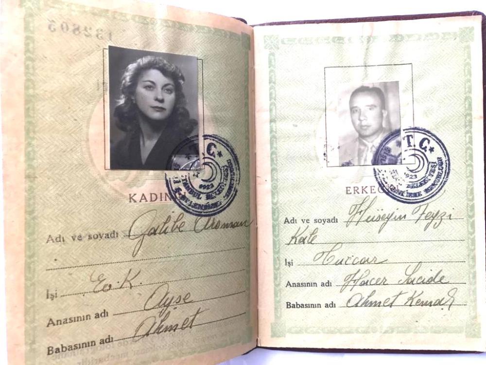 1956 tarihli, Evlenme Cüzdanı / Razgrad doğumlu bayan