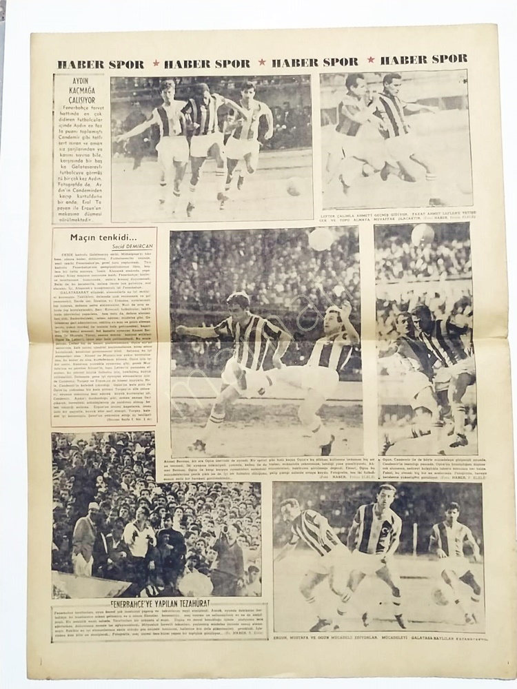 25.5.1964 Haber gazetesi / Futbol tarihinde büyük bir facia - Gazete