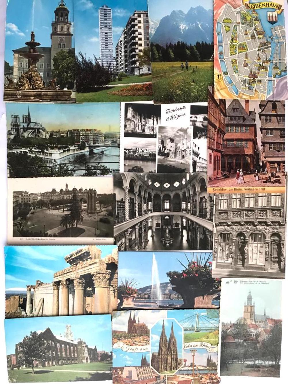 31 adet - Yabancı kartpostal