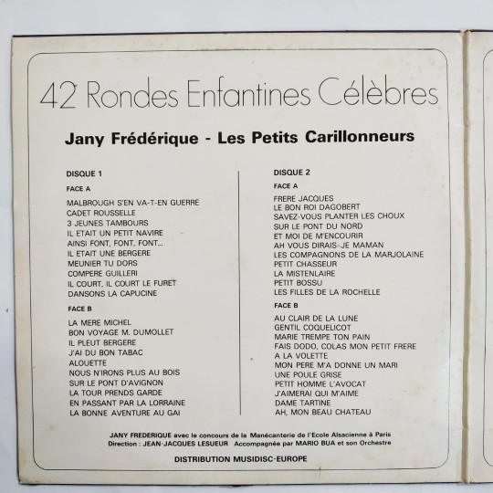 42 Rondes Enfantines  celebres / 2 LP, Plak