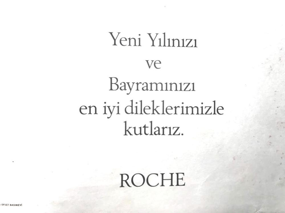 Bedri Rahmi Eyüboğlu - Roche / 17x24 Tebrik kartı