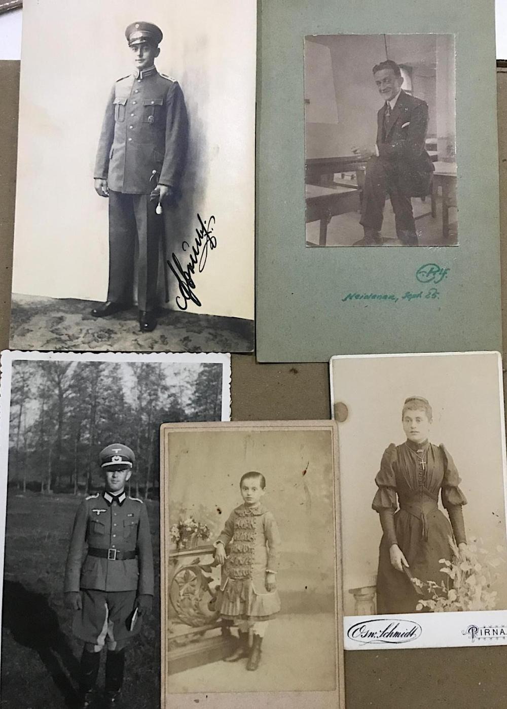 Bir Nazi subayına ait, 19 adet fotoğraf