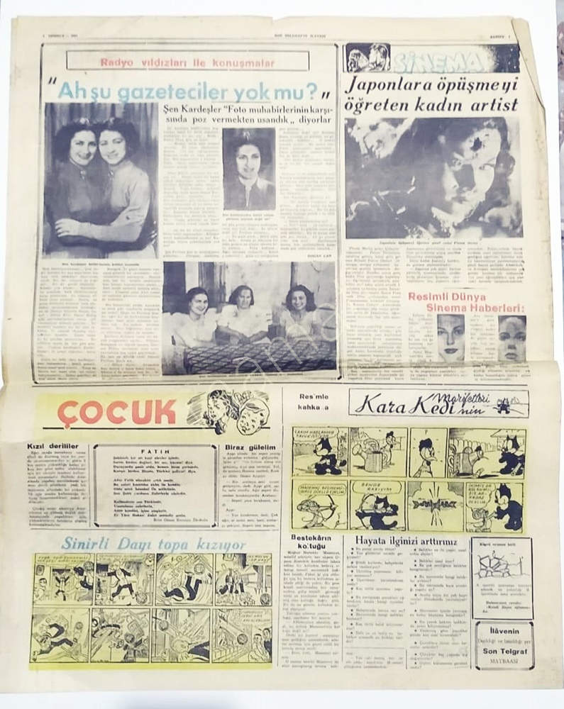 Çakırcalı Mehmet Efe - 5.7.1951 Son telgraf gazetesi - Eski Gazete