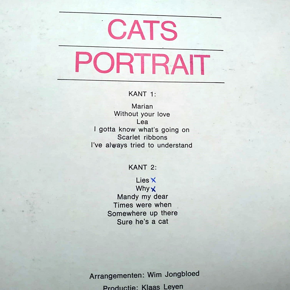 Cats - Portait / Plak
