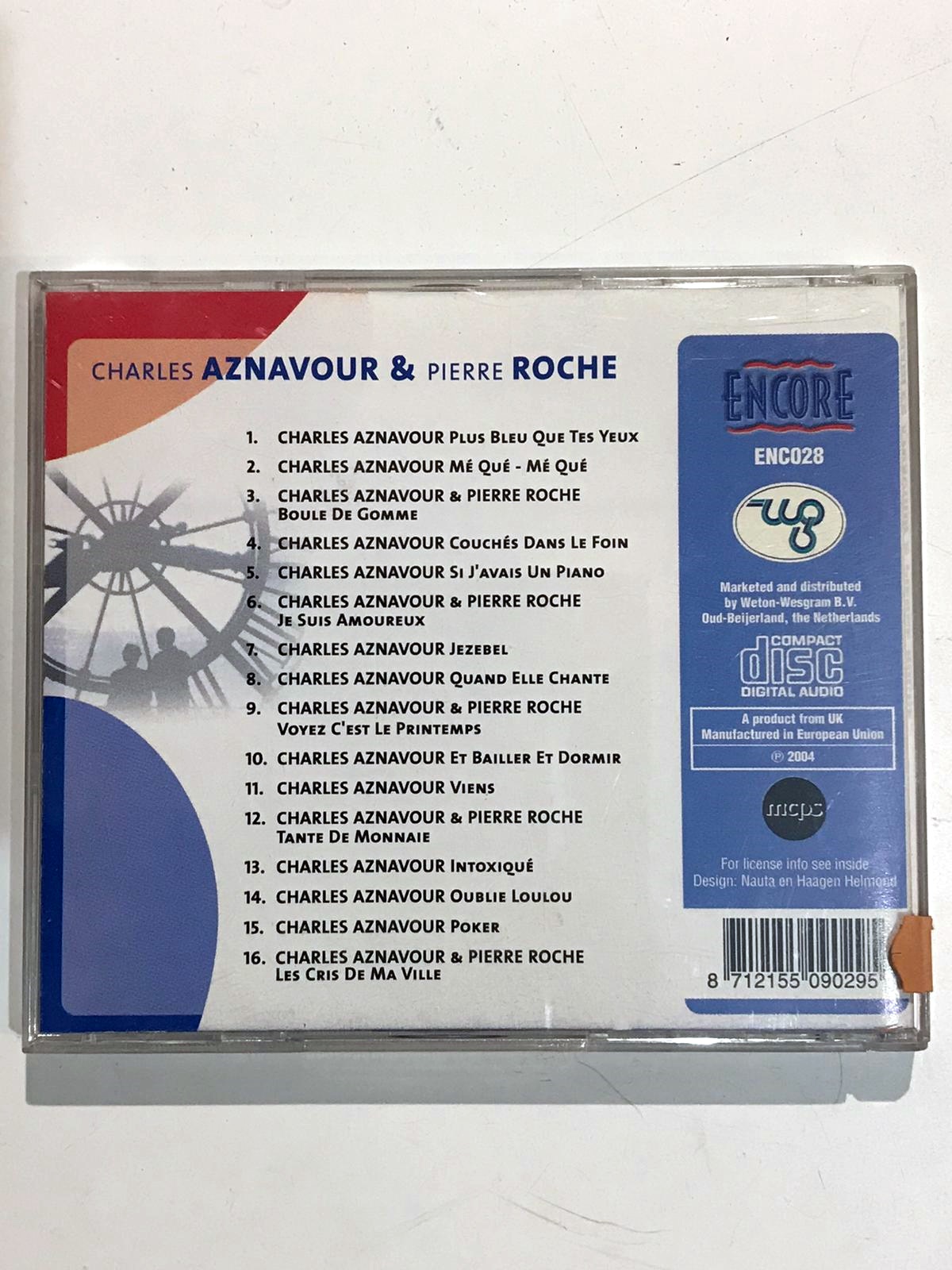 Charles AZNAOUR & Pierre ROCHE - Cd