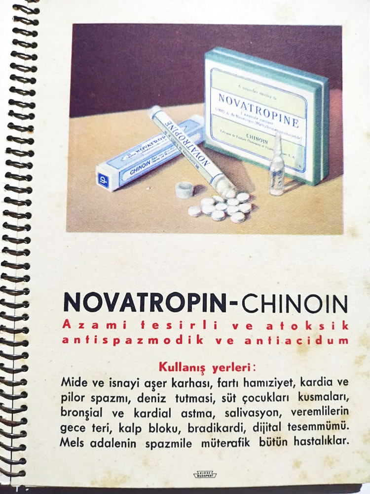 Chinon İlaç kataloğu / Budapeşte baskı