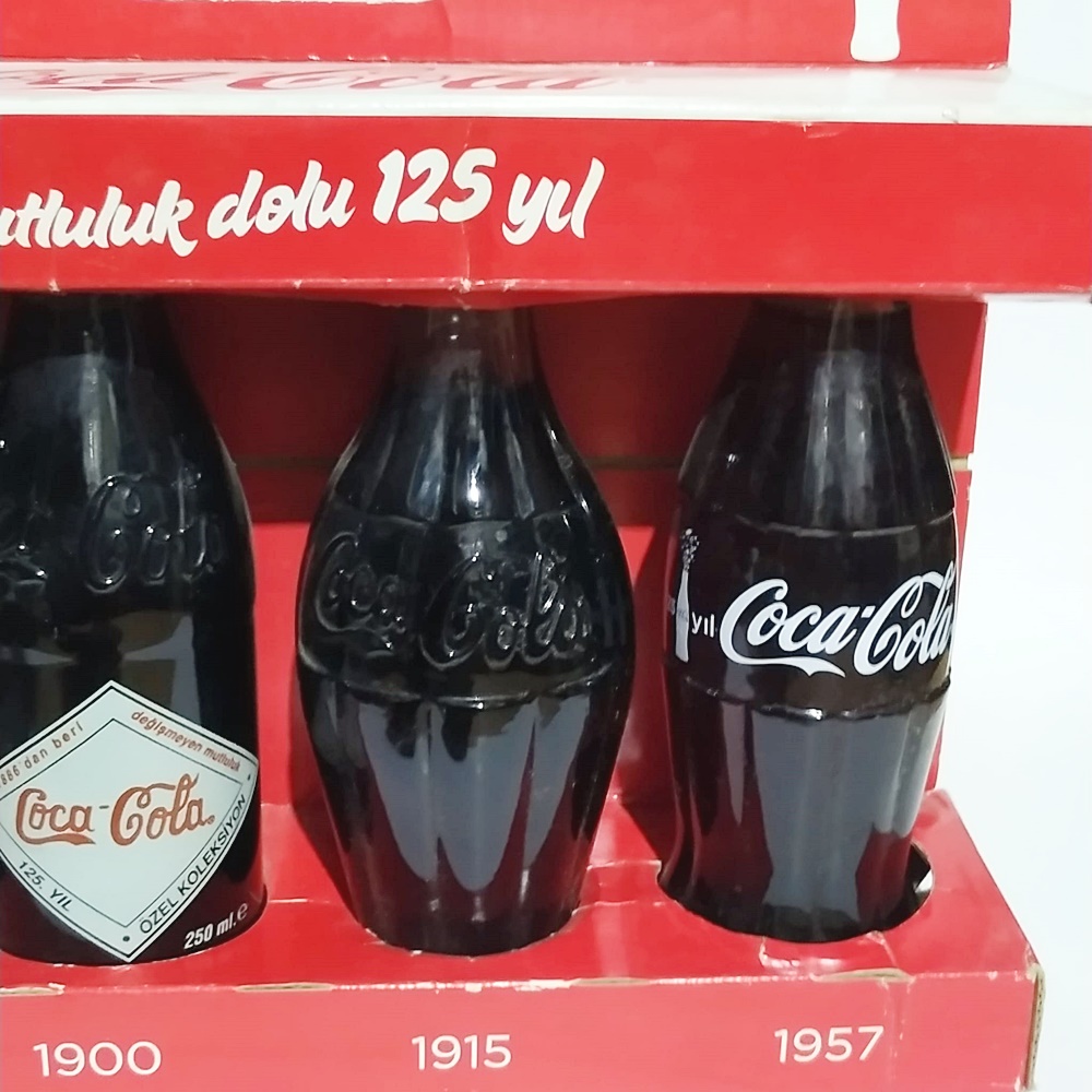 Coca Cola 125. YIL - Özel üretim, set - Kargoyla gönderilmez.