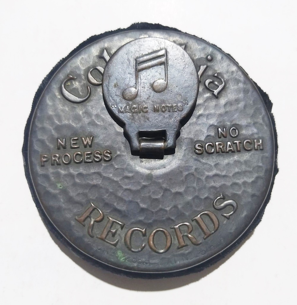 Columbia Records - Taş plak silme aparatı