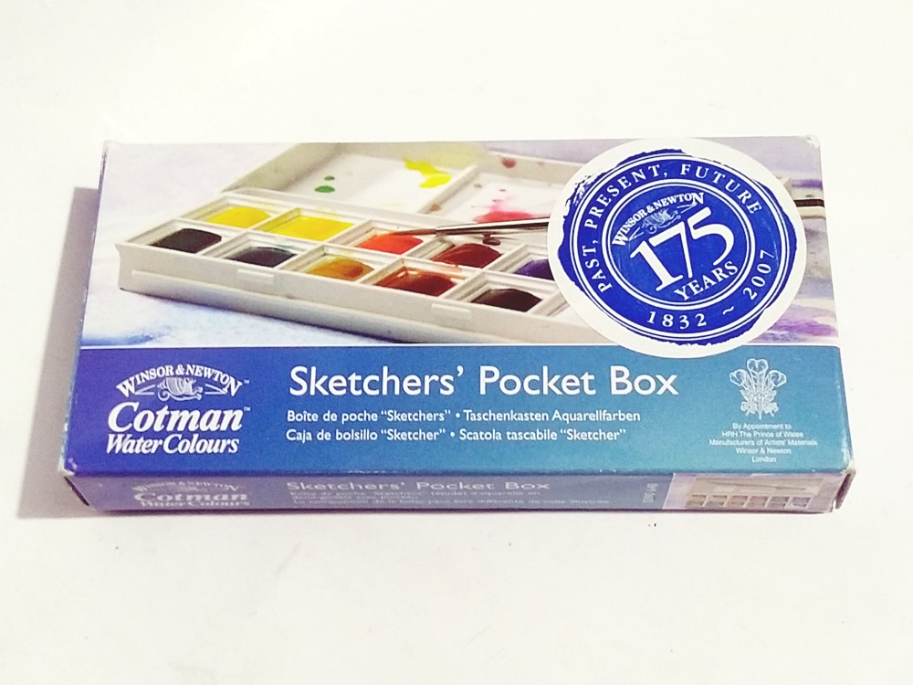 Cotman watercolours sketchers' pocket box - Sulu boya