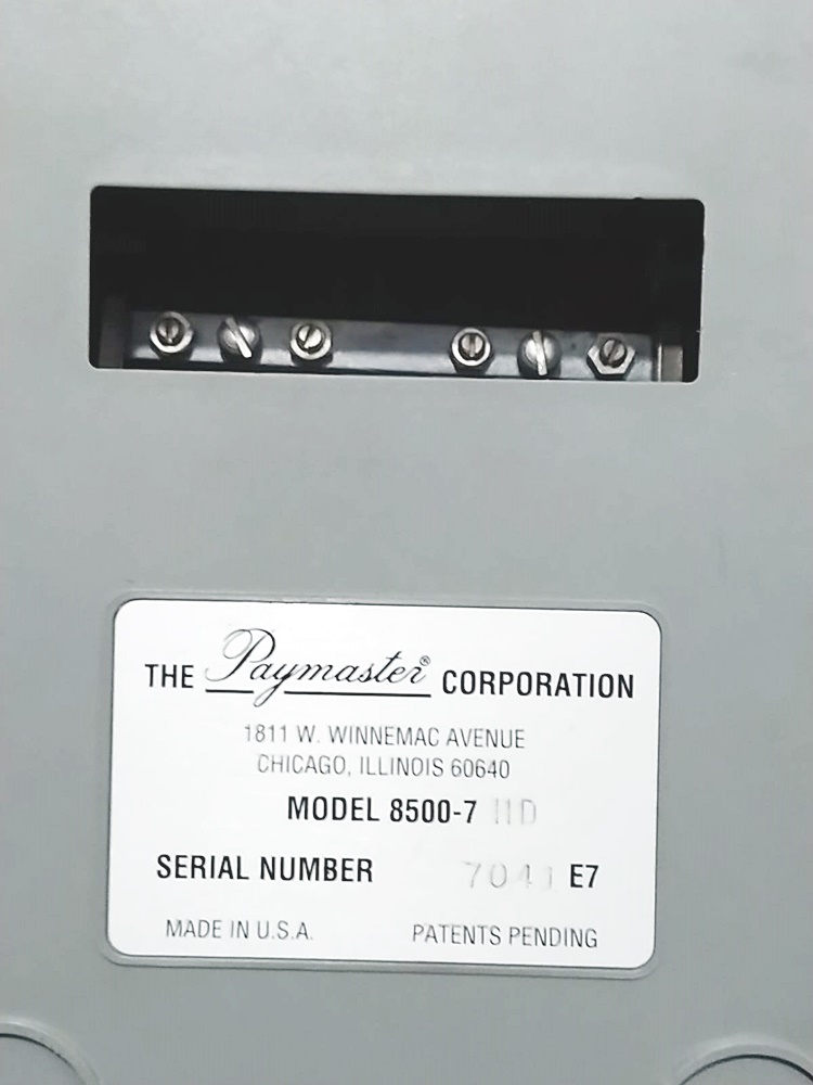 Paymaster 8500 series / Çek yazıcı