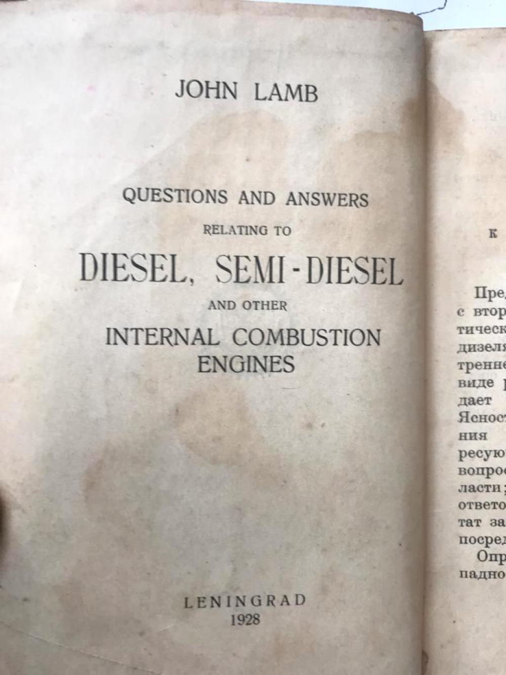 Diesel, Semi Diesel and other Internal Combustion Engines 
