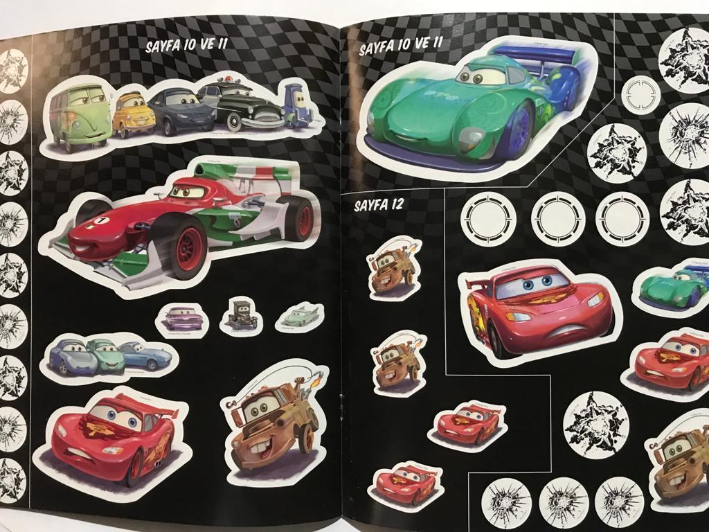 Disney Pixar Arabalar - Son Sürat Eğlence / Çıkartmalar