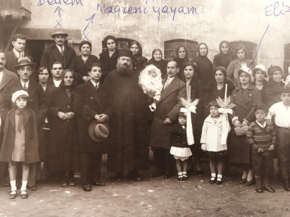 Ermeni Papaz ve topluluk - 17X23 fotoğraf