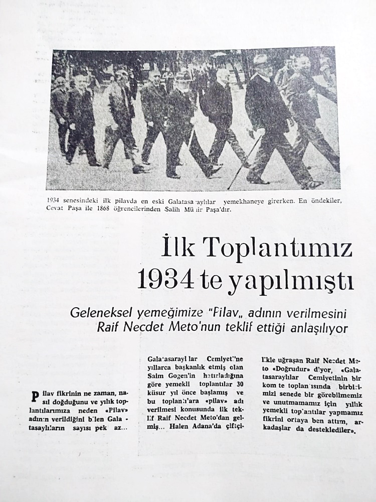 Galatasaray 100. Yıl Pilavı