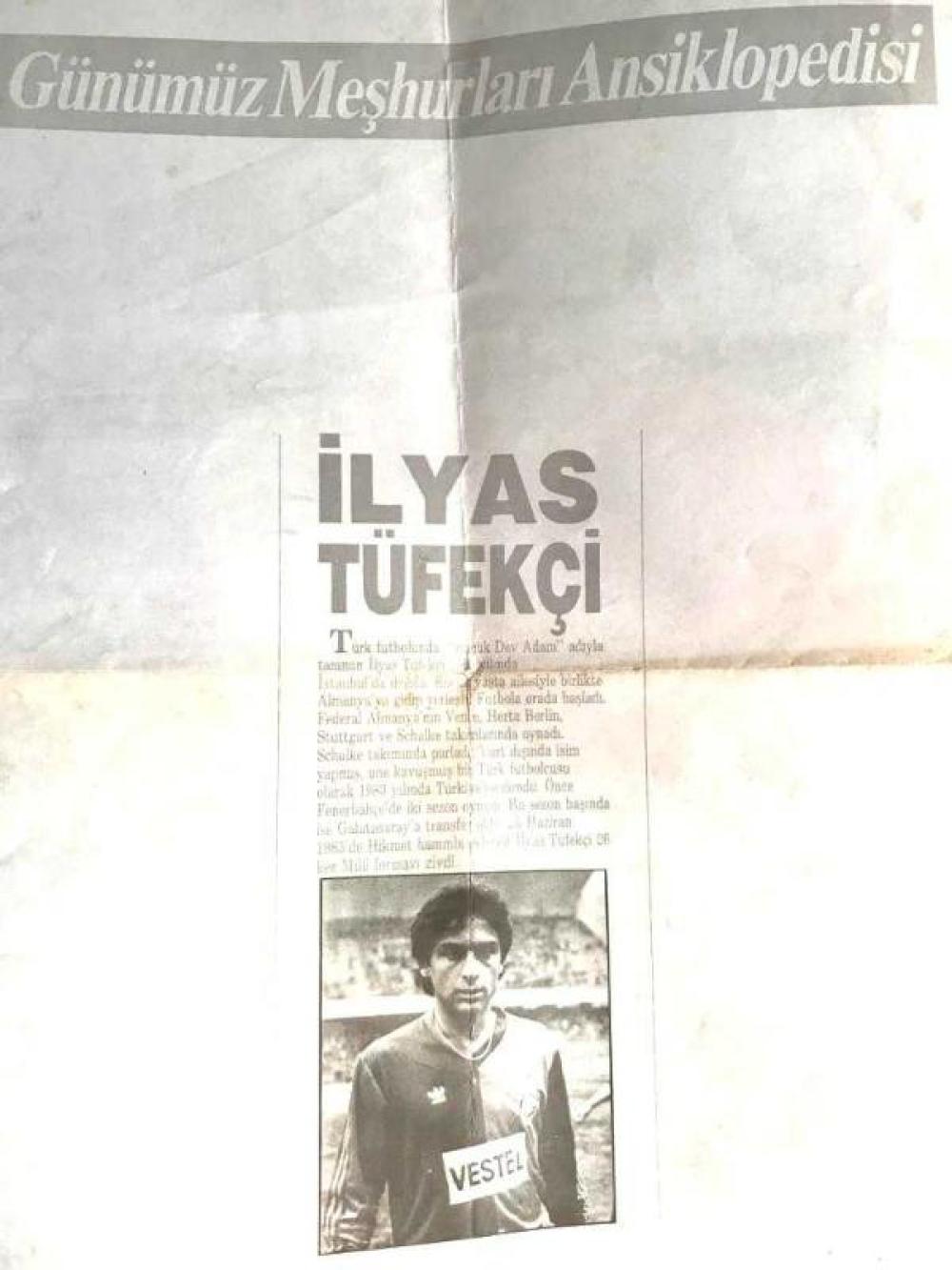 Galatasaray İlyas TÜFEKÇİ posteri - 27x40