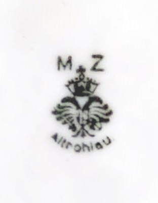 HP İnisiyalli Çekoslovak Porselenler - M.Z. Altrohlau damgalı