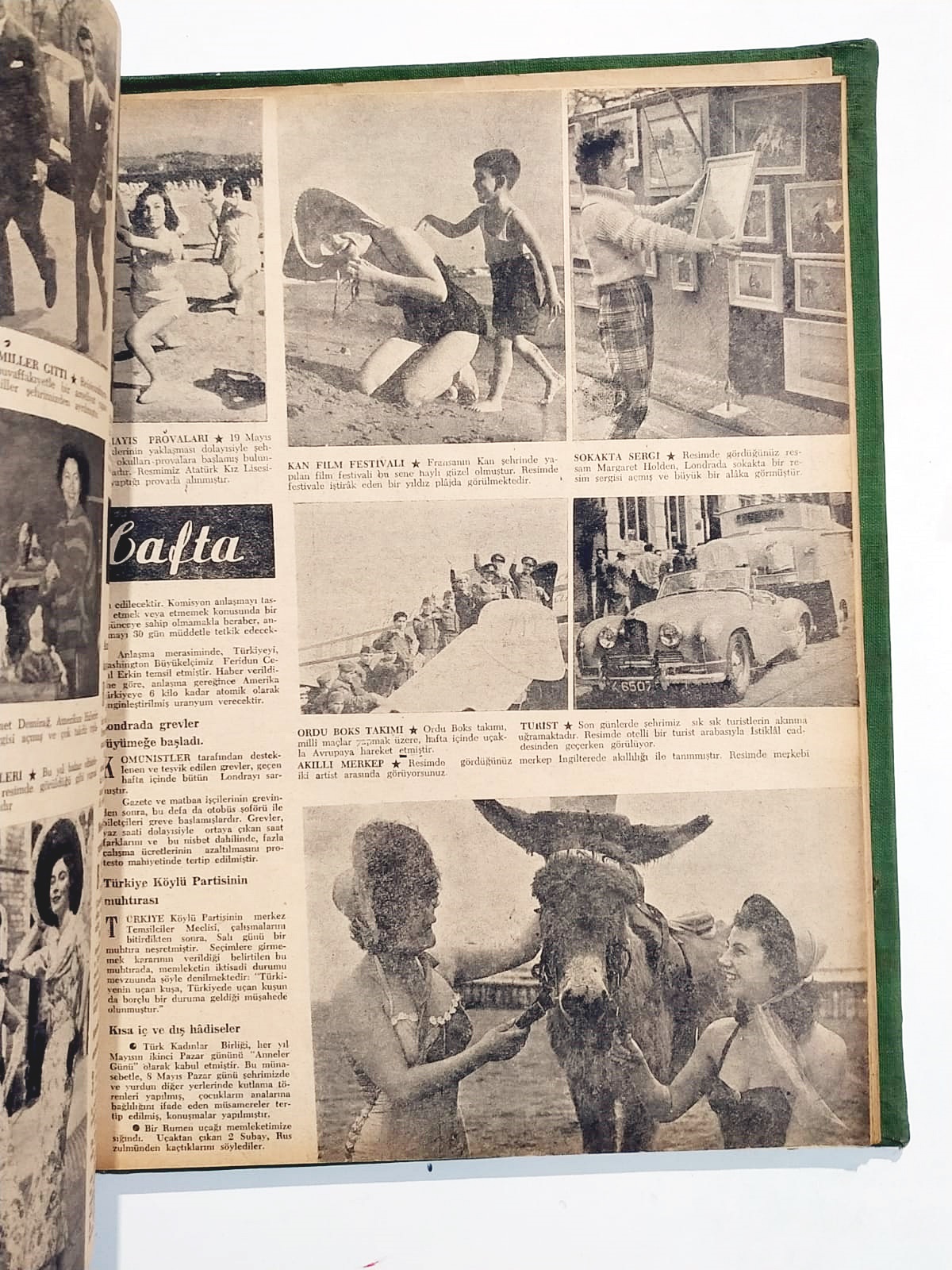 Hafta dergisi Cilt 1955 / 1 - Dergi