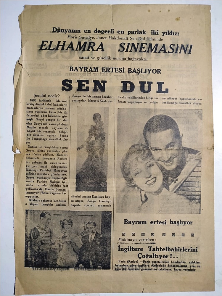 Halkın Sesi gazetesi / Elhamra Sineması haberli - Eski Gazete