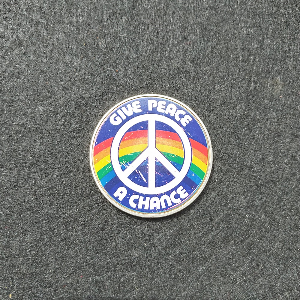John Lennon / Give Peace A Chance - Gümüş kaplama 