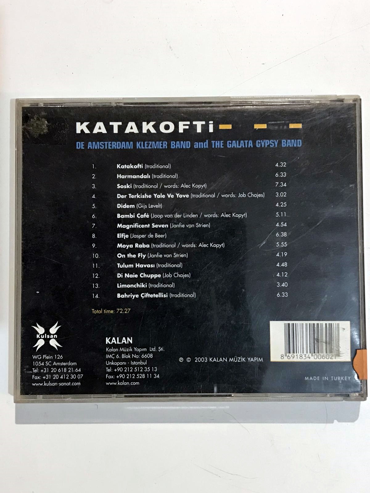 Katakofti / De Amsterdam Klezmer Band and The Galata Gypsy Band - Cd