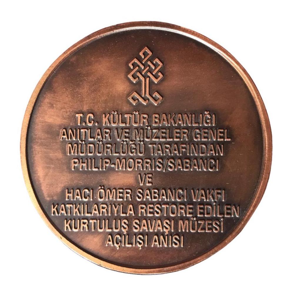 Kurtuluş Savaşı Müzesi - Madalyon
