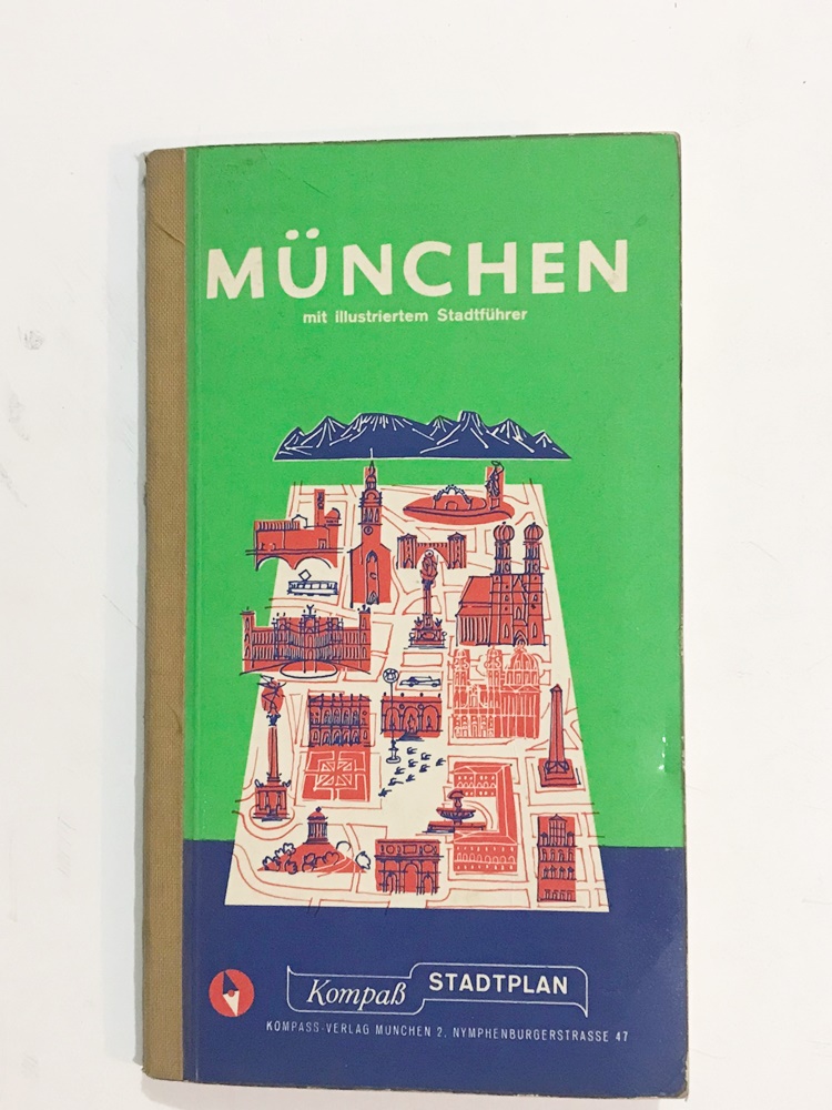 München mit illustriertem Stadtführer - Kitap