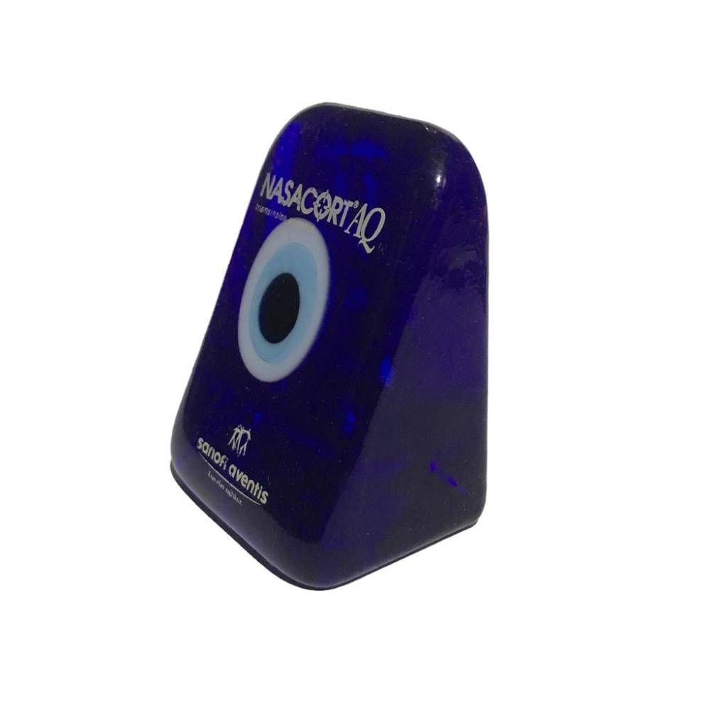 Nasacort AQ Sanofi aventis - Kobalt renkli cam kağıt ağırlığı