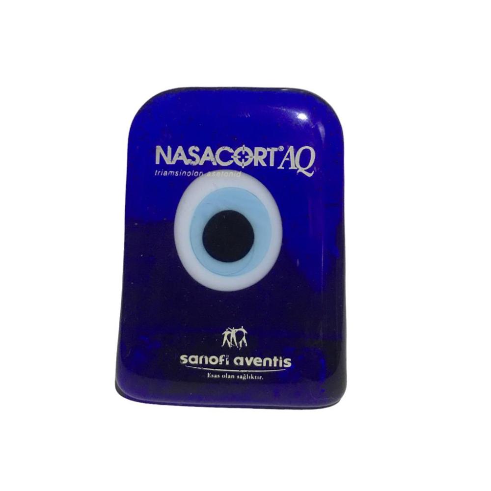 Nasacort AQ Sanofi aventis - Kobalt renkli cam kağıt ağırlığı