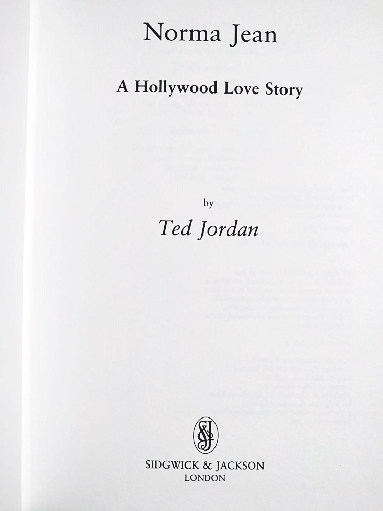 Norma JEAN - A Hollywood love story / Kitap