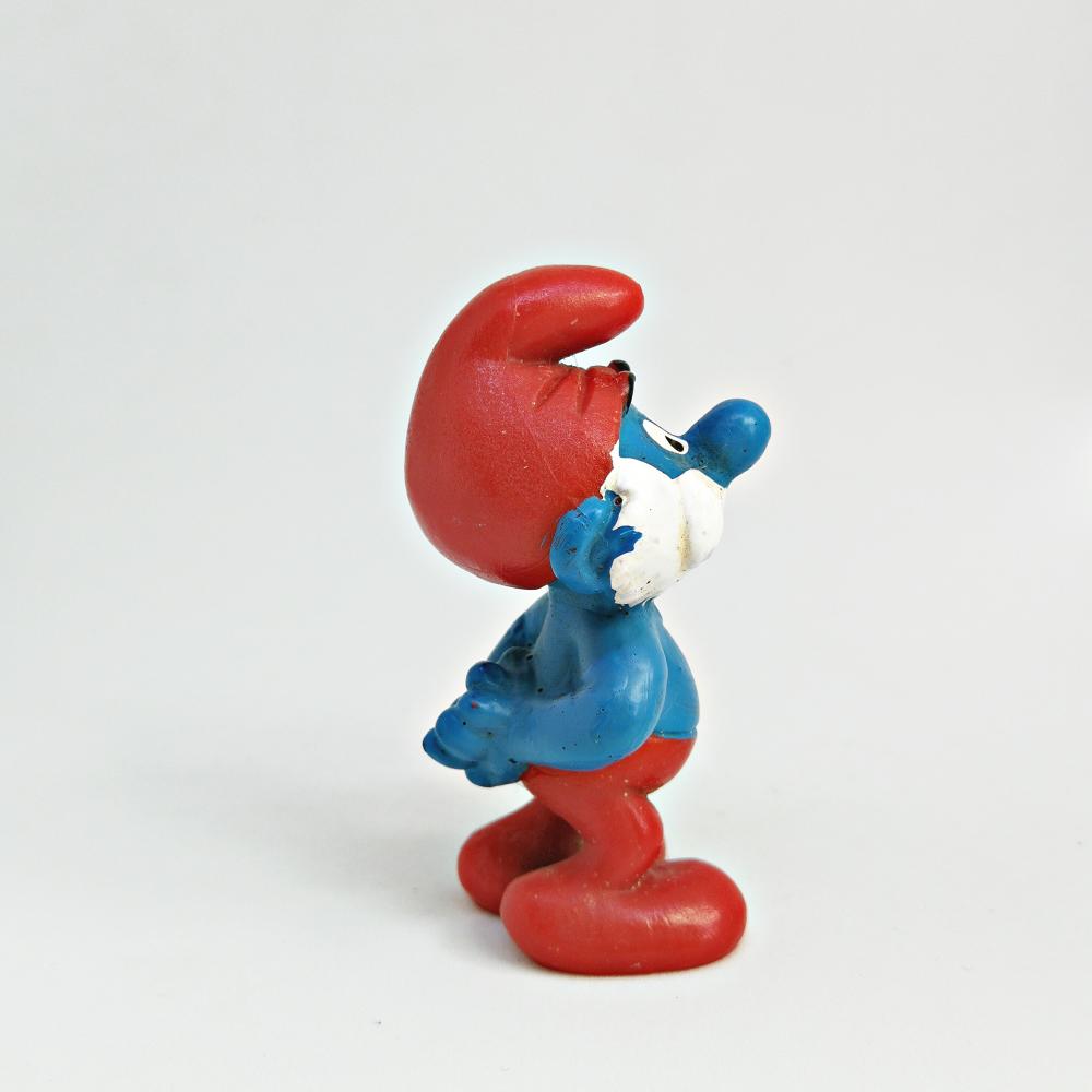Şirin Baba - Şirinler / Papa Smurf - The Smurf - Peyo 2004 - Made in Germany / Oyuncak Figür