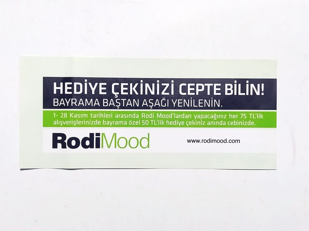 RodiMood 50 Türk Lirası - Reklam parası