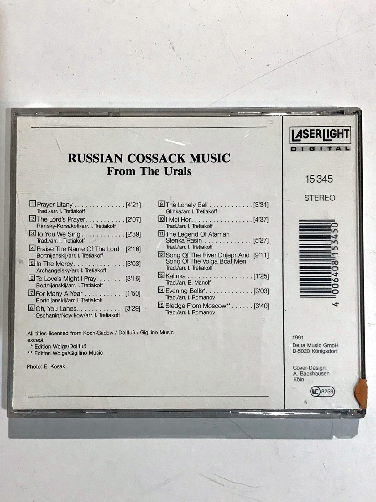 Russian Cossack Music / From The Urals - Cd
