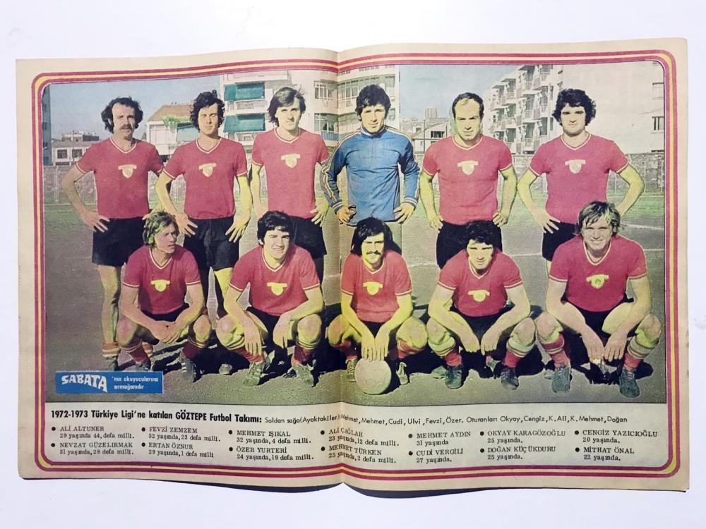 SABATA / Büyük Maceralar Dergisi Sayı.31 - Göztepe Futbol Takımı posterli