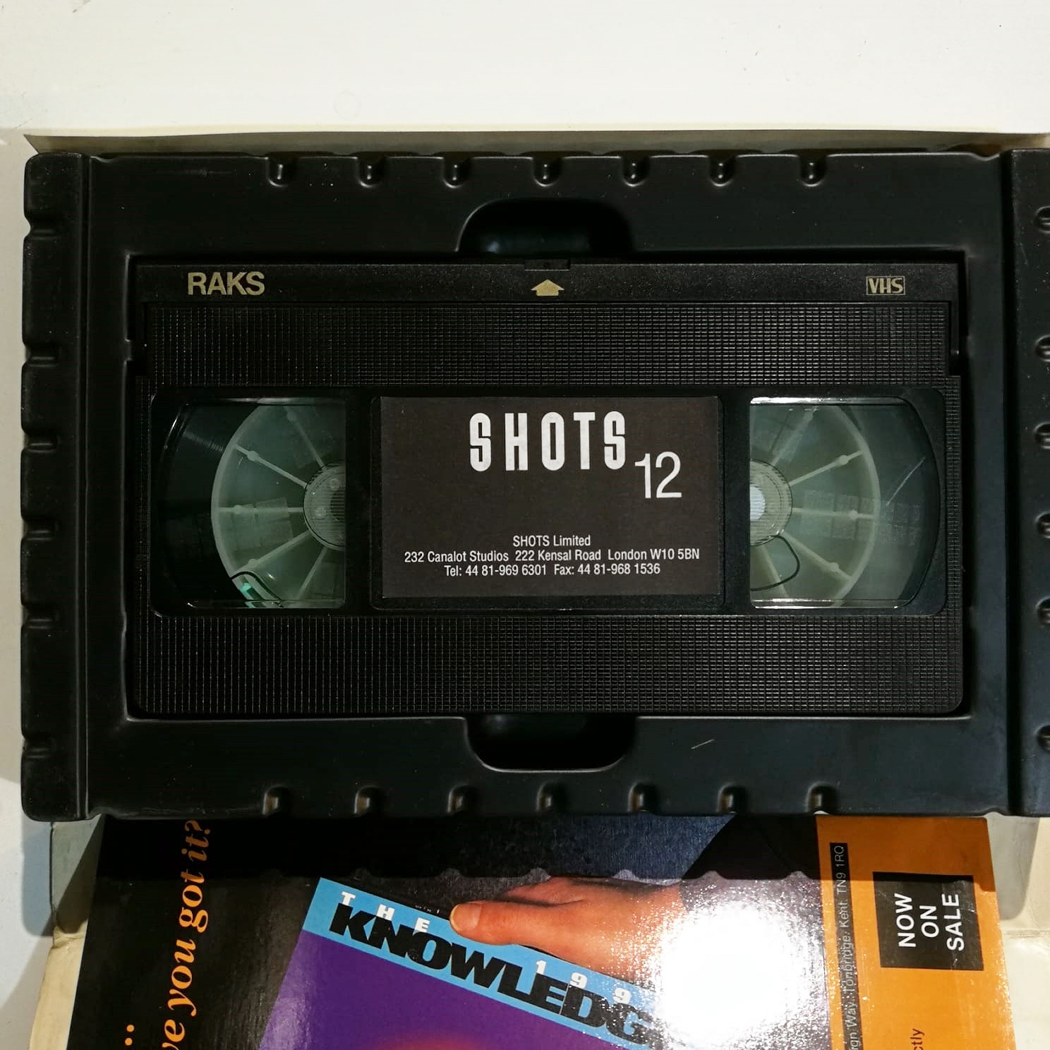 SHOTS No.12 - The Creative Video Programme - Cannes '92 - VHS Kaset