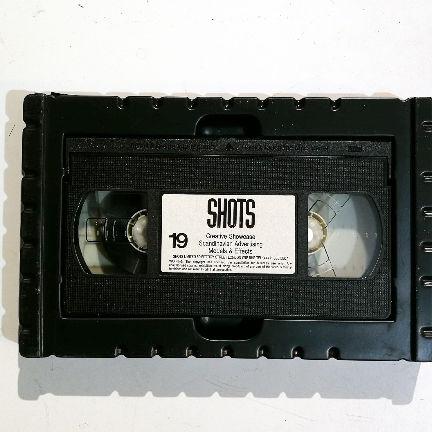 SHOTS No.19 - The Creative Video Programme - Special Scandinavia - VHS Kaset