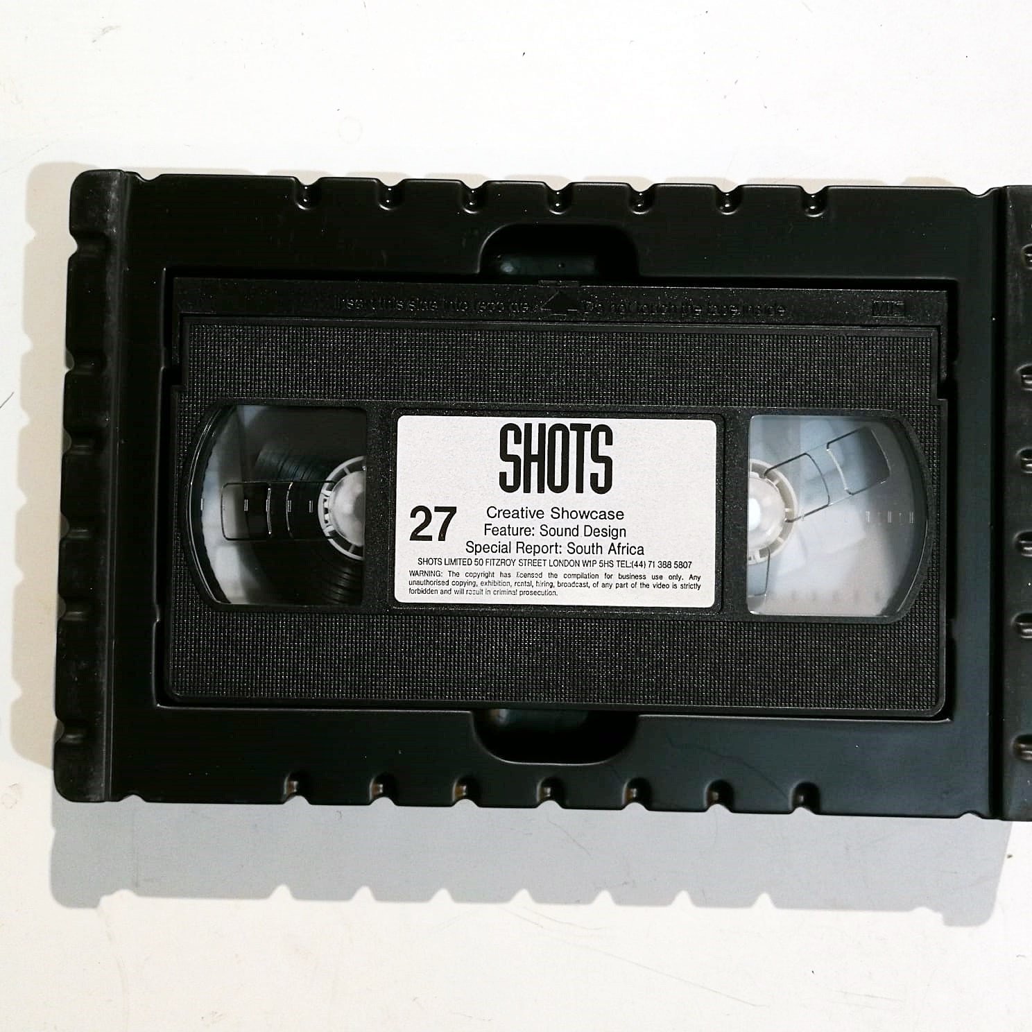 SHOTS No.27 - The Creative Video Programme - South African Special - VHS Kaset