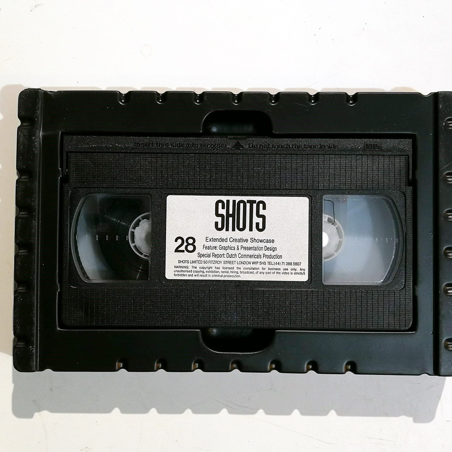 SHOTS No.28 - The Creative Video Programme - Dutch Creativity - VHS Kaset