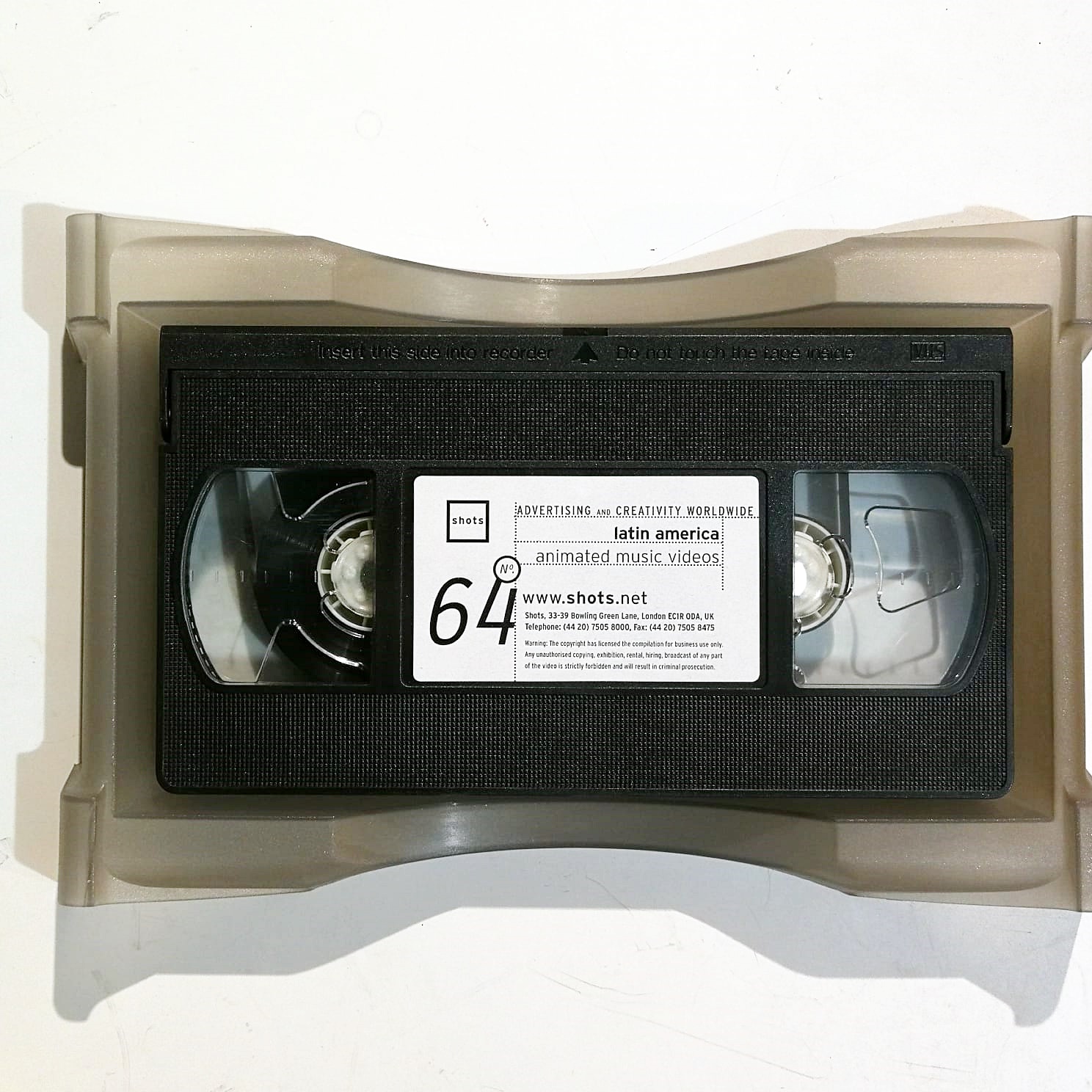 SHOTS No.64 - Advertising And Creativity Worldwide - Latin America - Animated Music Video - VHS Kaset