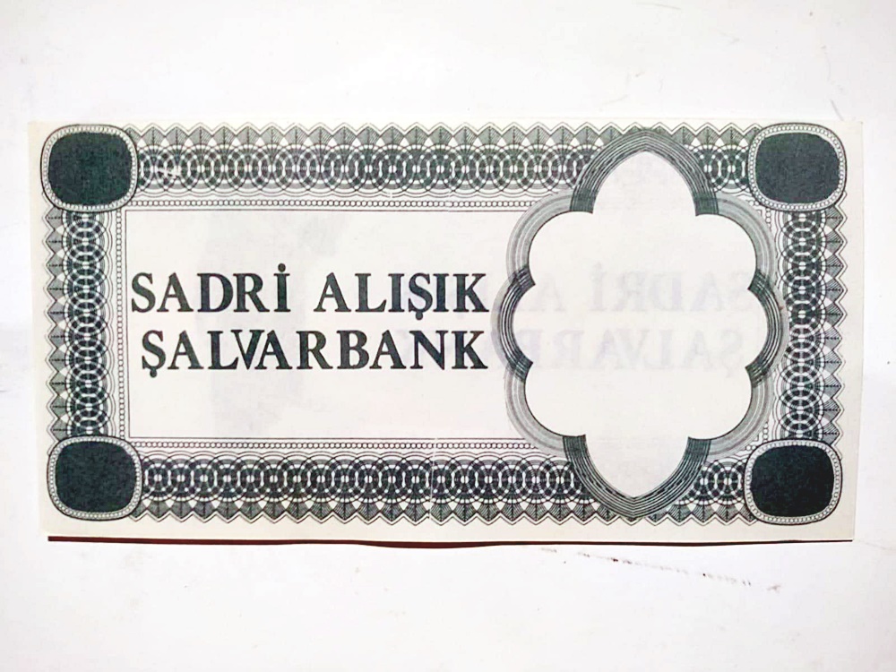 Sadri ALIŞIK - Şalvarbank / Film parası
